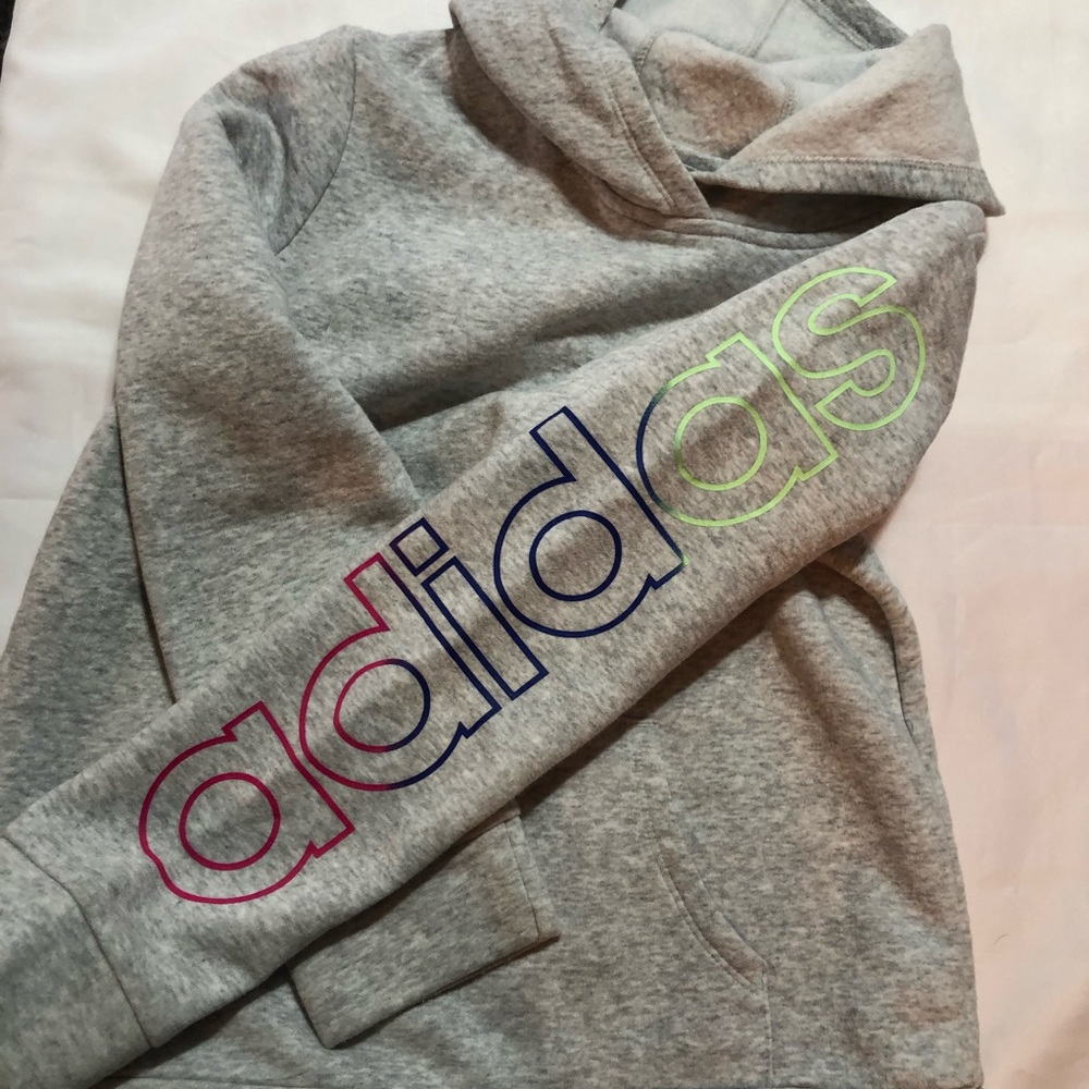 💖 ADIDAS Long Sleeve Hooded Sweatshirt